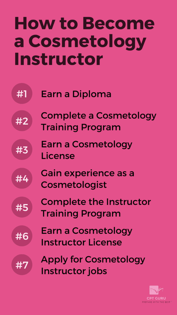 How to become a cosmetology instructor